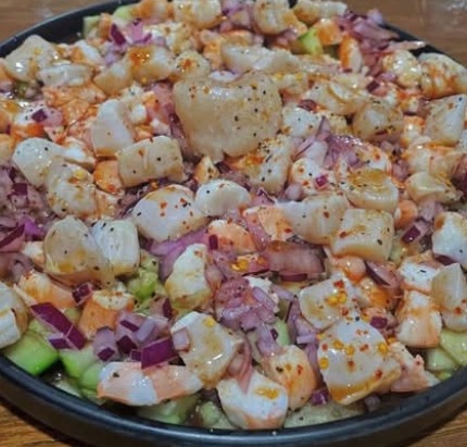Ceviche de Camarón, Pulpo o Callo
